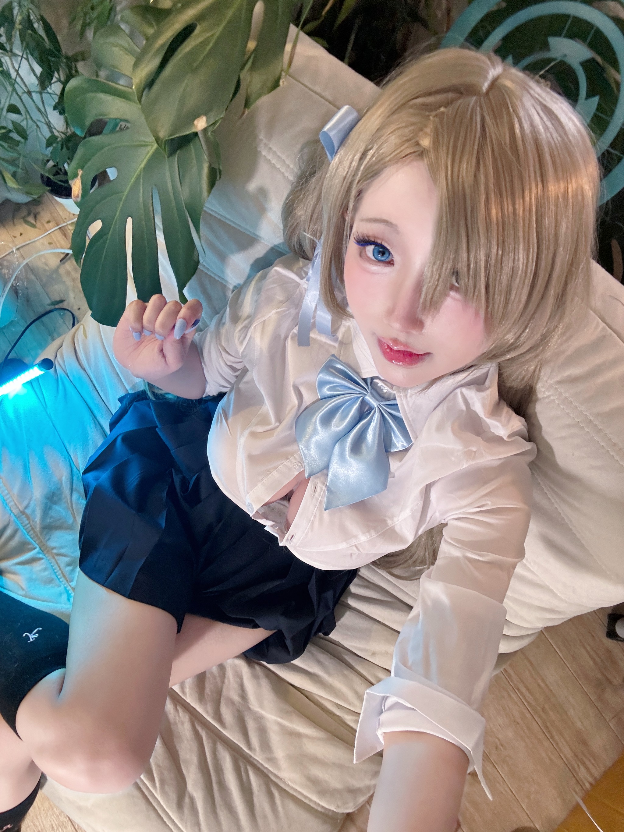 切切celia - NO.029 明日奈制服自拍[17P7V]-XikXak